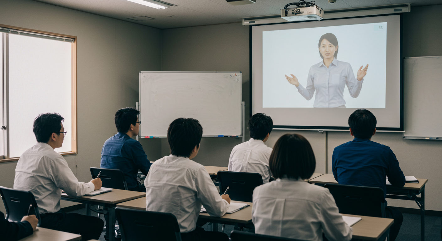 AI教育講師 デジタルヒューマン