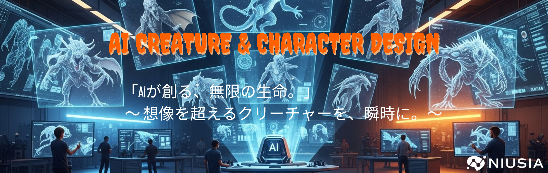 AIクリーチャー・キャラクターデザイン