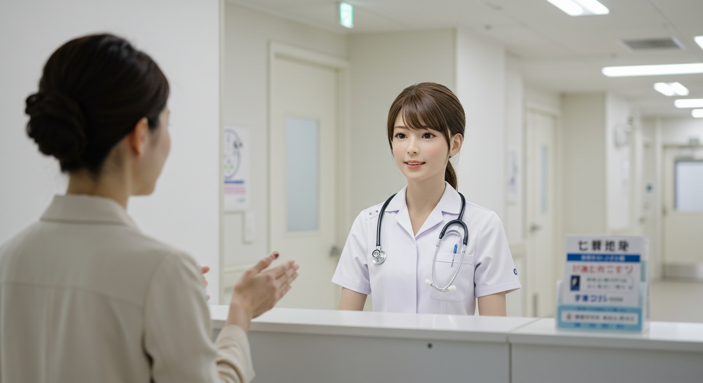 AI病院受付 デジタルヒューマン