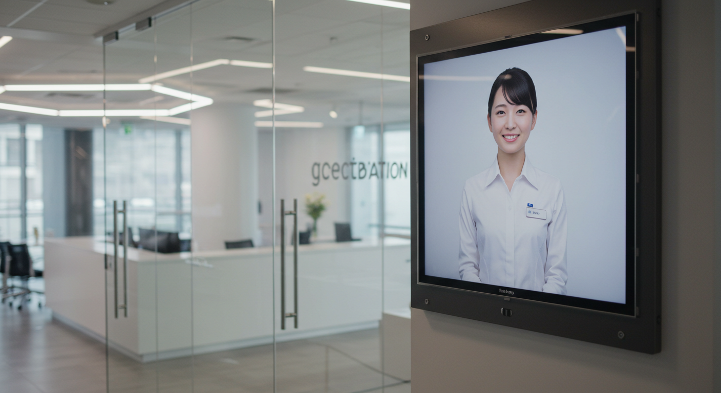 AI受付 デジタルヒューマン